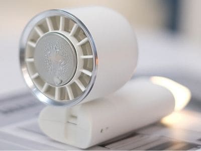 Multi-functional handheld fan with power bank and LED light