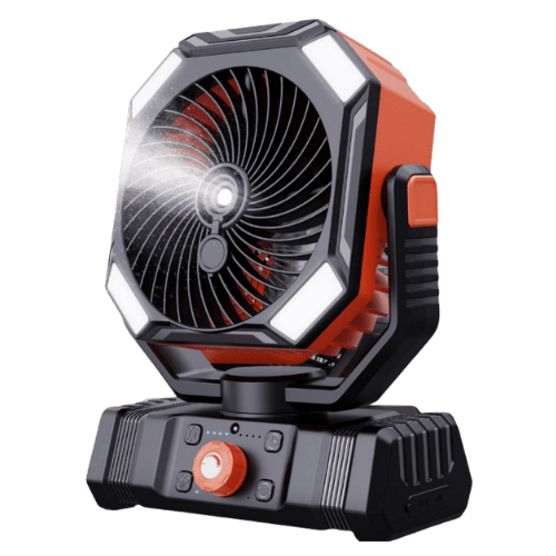 Fanbre outdoor fan -- rugged portable fan for camping and sports