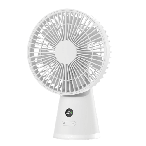 Fanbre desktop fan -- multi-speed, quiet motor for office and home use