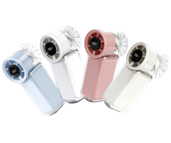 Fanbre handheld fan product collection showcasing innovative portable cooling solutions